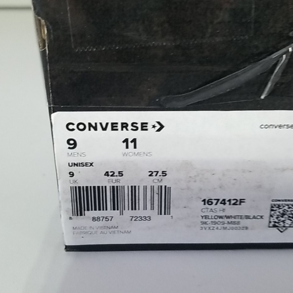 Converse All Stars Wmsn sz 11 - Picture 9 of 9